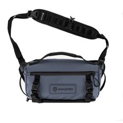 Wandrd Rogue Sling 6L - Aegean Blue - front with strap up