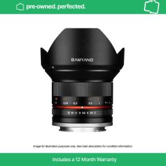 Pre-Owned Samyang 12mm f/2.0 NCS CS Manual Focus Lens - Fujifilm X Mount