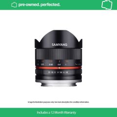 Pre-Owned Samyang 8mm F2.8 UMC Fisheye II Lens For Fujifilm X