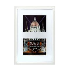 Kenro Senator White Double Frame 8x6"