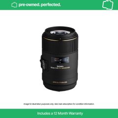Pre-Owned Sigma 105mm F2.8 EX DG OS HSM Macro Lens - Nikon F