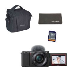 Sony ZV-E10 Vlogging Camera & 16-50mm ProMaster Kit