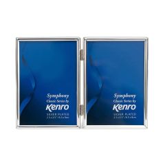 Kenro Frame Symphony Classic Silver Plated Twin 6x4"