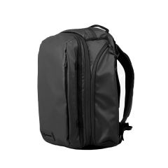 Wandrd Transit Travel Backpack 35L - Black - front slant 
