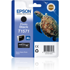 Epson Turtle T1571 Photo Black Ink Cartridge for Stylus R3000 Printer