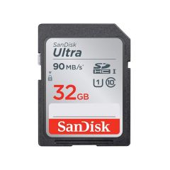SanDisk Ultra 32GB 90MB/s Class 10 UHS-I Memory Card - front 
