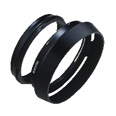 Fujifilm X100 S/T/F/V Lens hood & Adapter Rings (Black)