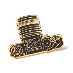  Photogenic Supply Co. Enamel Pin - Viewfinder Gold