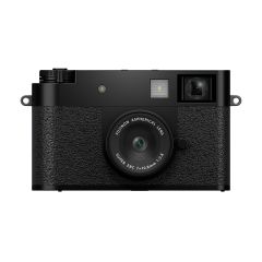 Fujifilm X half Premium Compact Camera - Black - front straight 