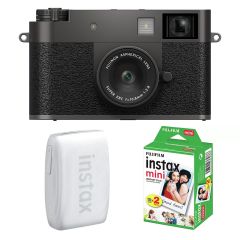 Fujifilm X half  - Charcoal Silver Instax Mini Link 3 Printer Kit - what's included 