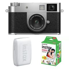 Fujifilm X half - Silver Instax Mini Link 3 Printer Kit - what's included 