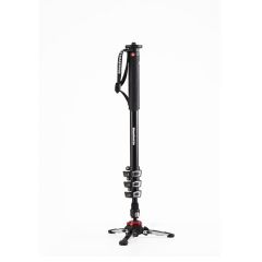 Manfrotto XPRO Aluminium 4 Section Fluid Video Monopod