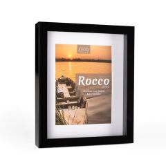 Kenro Rocco Black High Gloss Shadow Box 6x4" Frame