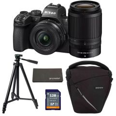 Nikon Z50 II Body,  NIKKOR Z DX 16-50mm F3.5-6.3 VR & NIKKOR Z DX 50-250mm F4.5-6.3 VR Twin Kit ProMaster Kit - what's included 