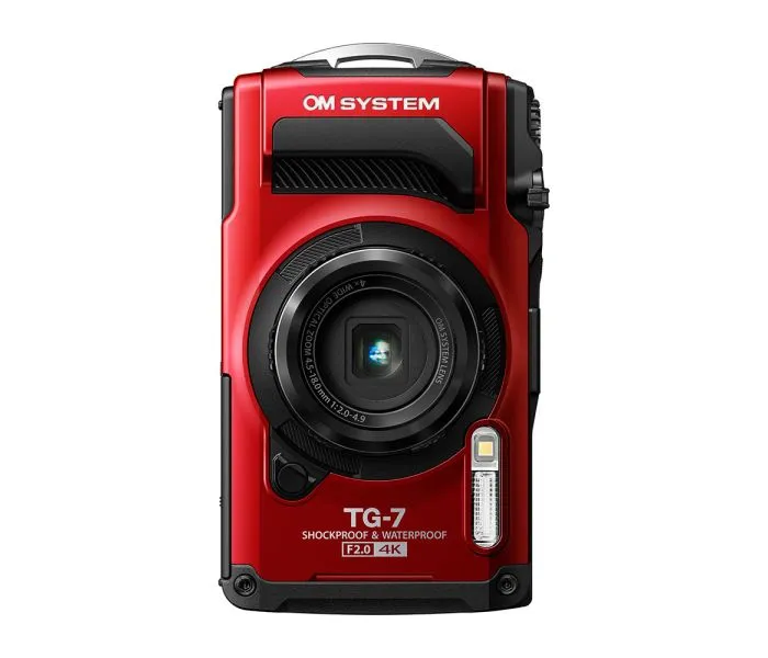 OM System Tough TG-7 Red Compact Digital Camera OM System Tough TG-7 Red Compact Digital Camera