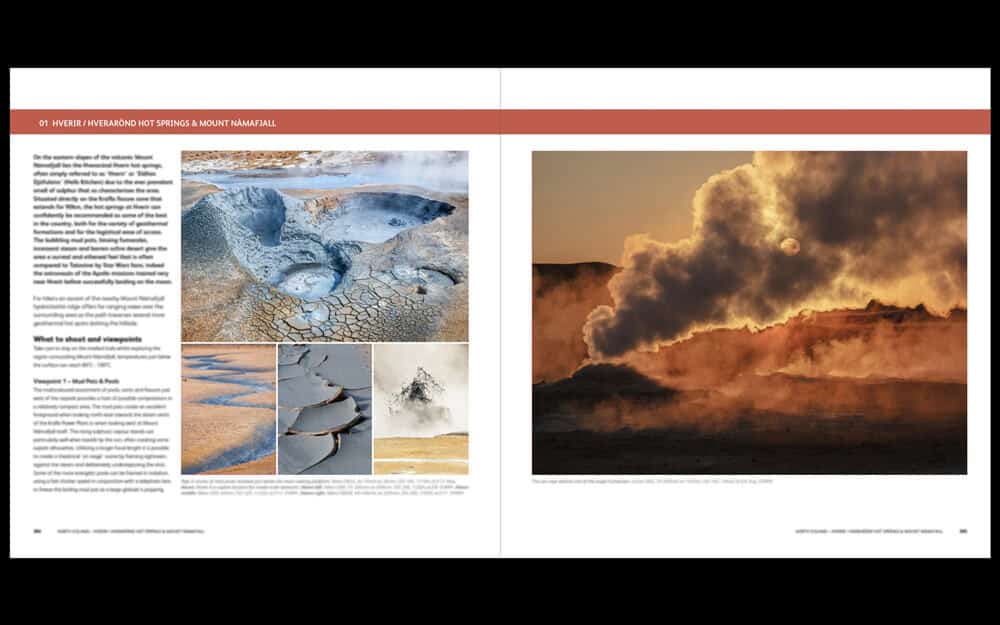 A few early example pages from the forthcoming Iceland guide.