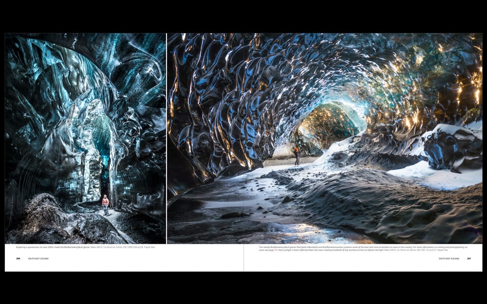 A few early example pages from the forthcoming Iceland guide