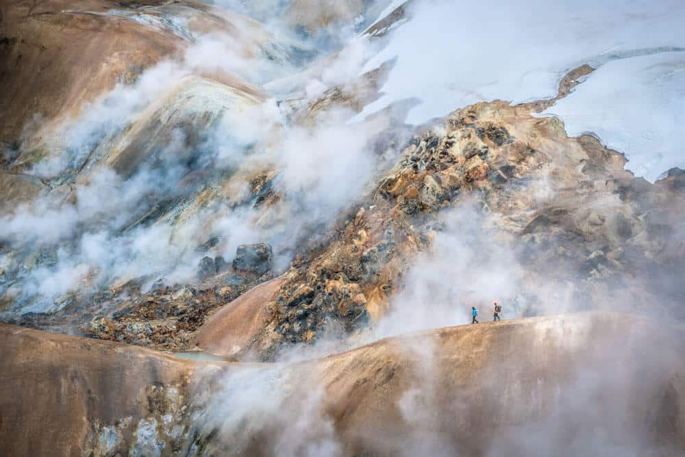 cloudy mountain landscape