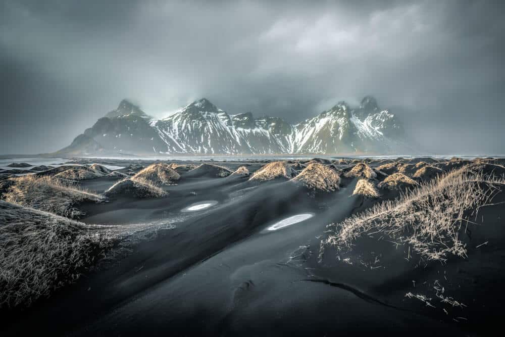 snowy mountainous landscape