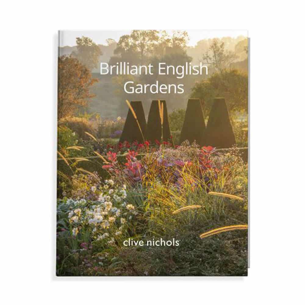 front cover of "Brilliant English Gardens" book by Clive Nichols