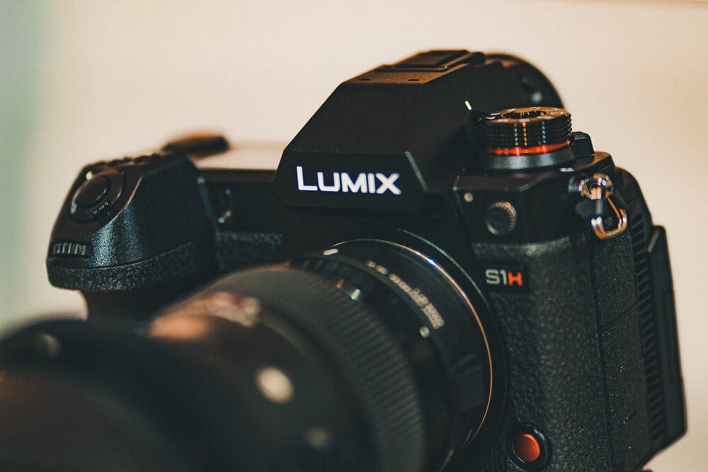 close up of a Lumix S1H