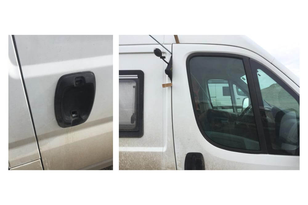van door by mirrorless camera distributor